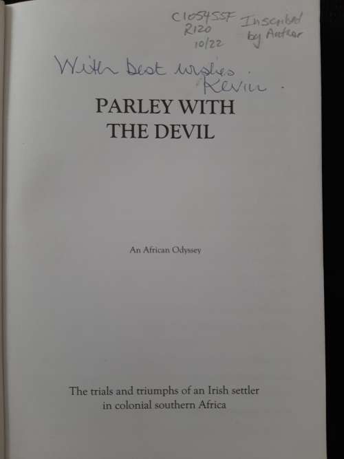 Parley with the Devil By Kevin Butler