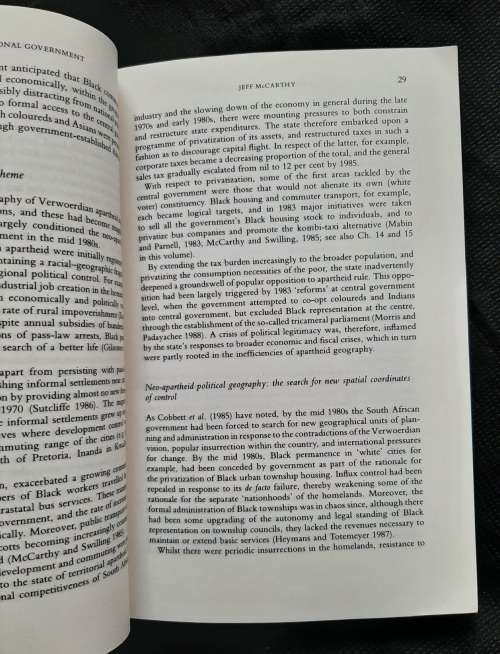 The Apartheid City & Beyond Edited by David M. Smith