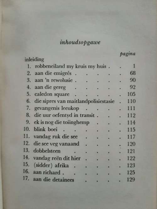 Robbeneiland, My Kruis, My Huis By Frank Anthony