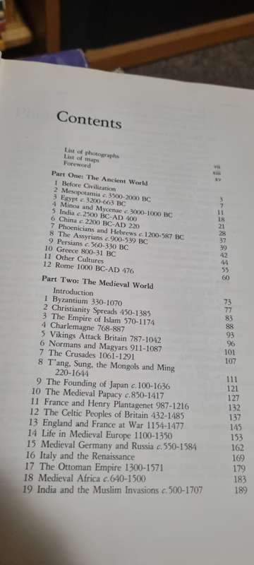 A history of the world. R. J. Unstead.
