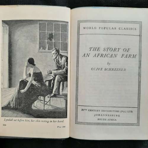 The Story of An African Farm By Olive Schreiner