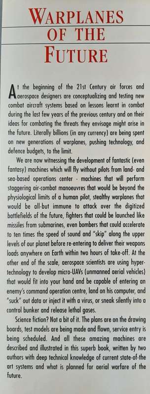 Warplanes of the Future By David Oliver & Mike Ryan