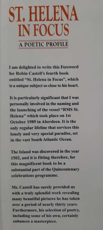 St.Helena in Focus: A Poetic Profile By Robin Castell