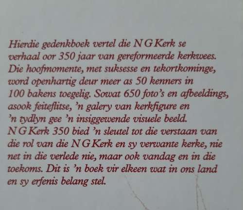 NG Kerk 350 By George Hofmeyr (Chief Editor)