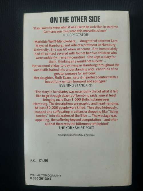 On the Other Side~To my children:From Germany 1940-1945 Translated & edited by Ruth Evans
