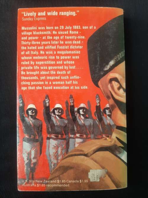 Duce! : The Rise & Fall of Mussolini By Richard Collier
