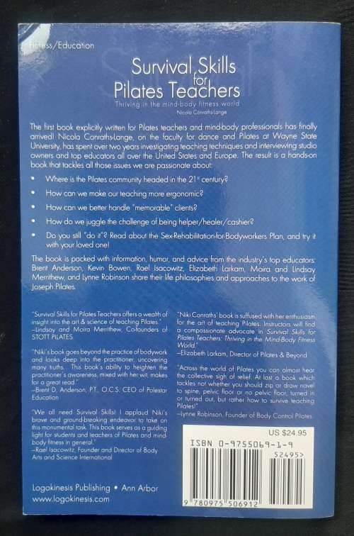 Survival Skills for Pilates Teachers By Nicola Conraths-Lange