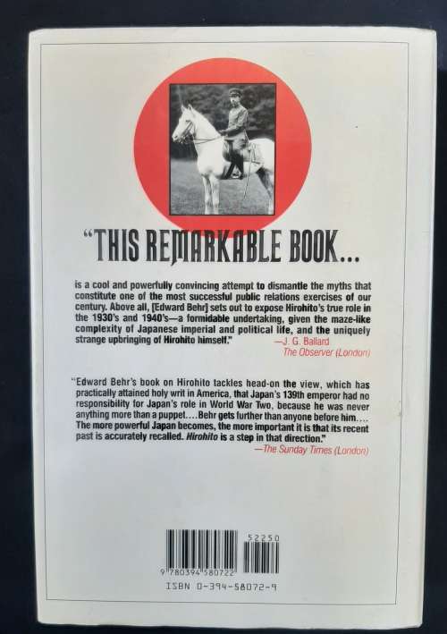 Hirohito: Behind the Myth By Edward Behr