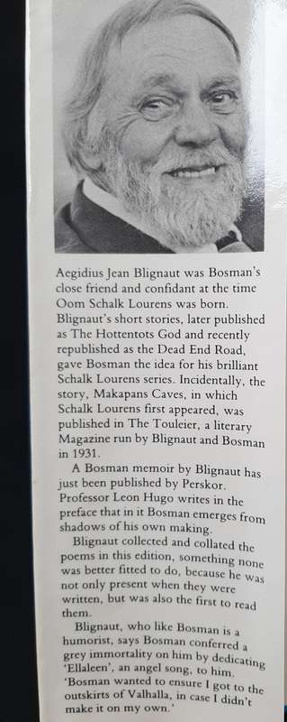 Death Hath Eloquence By Herman Charles Bosman Edited by Aegidius Jean Blignaut