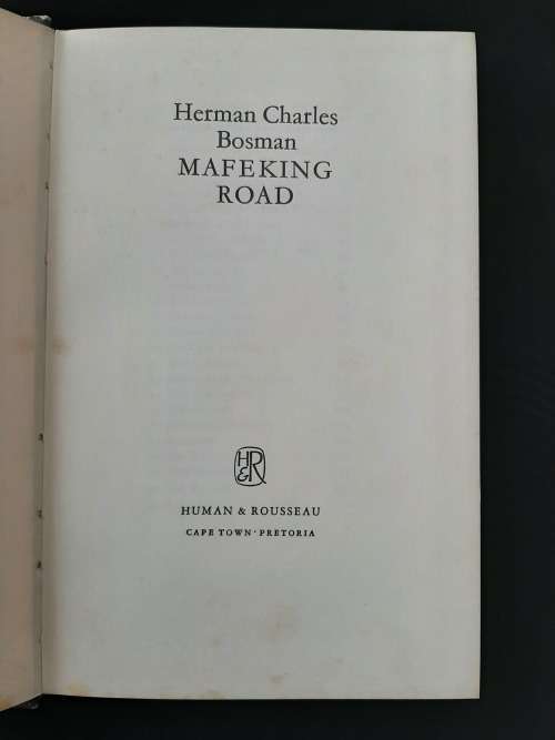 Mafeking Road By Herman Charles Bosman