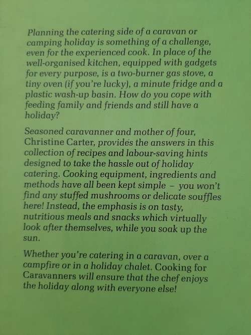 Cooking for Caravanners By Christine Carter