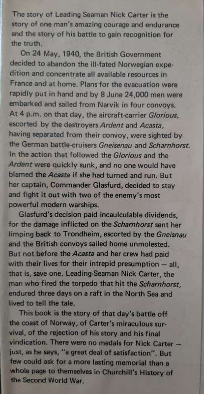 The Man Who Hit the Scharnhorst By John Austin with Nick Carter
