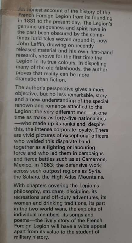 The French Foreign Legion By John Laffin