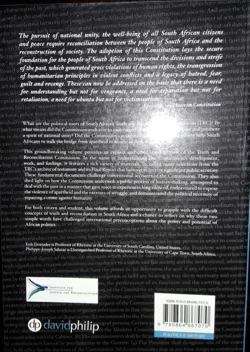 Truth & Reconciliation In South Africa - Erik Doxtader and Philippe-Joseph Salazar