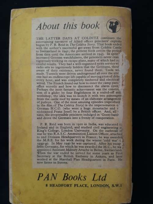 The Latter Days at Colditz By P. R. Reid