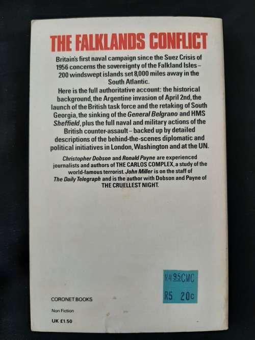 The Falklands Conflict By Christopher Dobson, John Miller & Ronald Payne