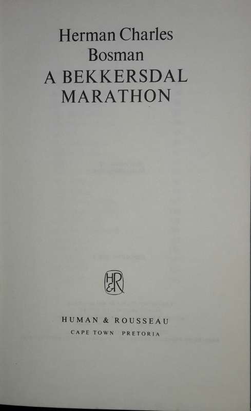 A Bekkersdal Marathon