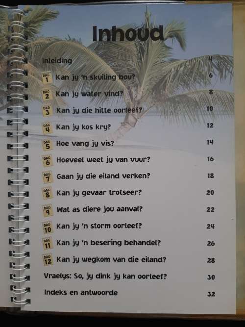Oorleef op ñ verlate eiland By Claire Llewellyn