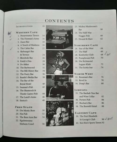 101 Beloved Bars of Southern Africa By Chris Marais & Pat Hopkins