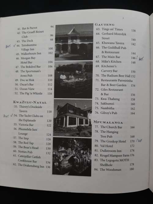 101 Beloved Bars of Southern Africa By Chris Marais & Pat Hopkins