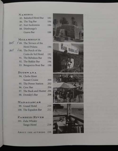 101 Beloved Bars of Southern Africa By Chris Marais & Pat Hopkins