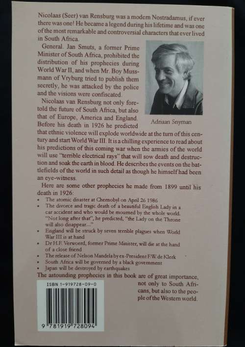 Voice of a Prophet By Adriaan Snyman