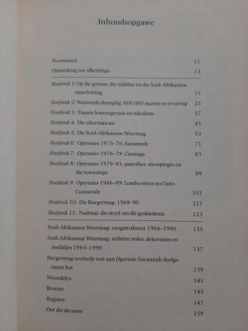 Op die Grens 1965-1990: Wit mans se militêre ervaring By David Williams