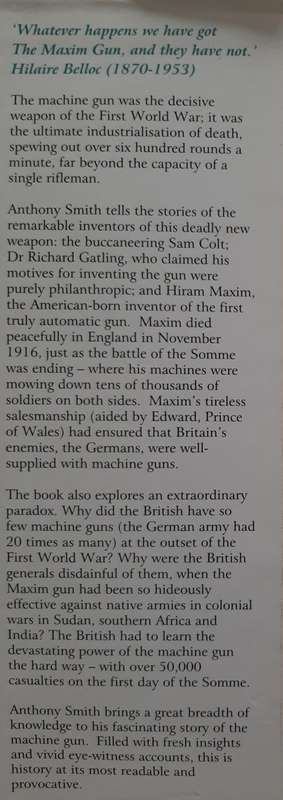 Machine Gun: The Story of the Men & the Weapon that Changed the Face of War By Anthony Smith