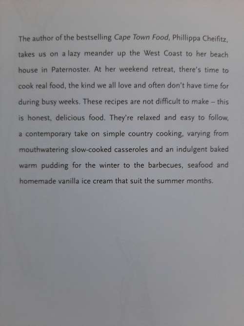 Lazy days: Contemporary Country-Style Cooking By Phillippa Cheifitz