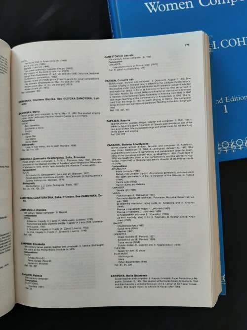 International Encyclopedia of Women Composers(2 Volumes) By Aaron I. Cohen