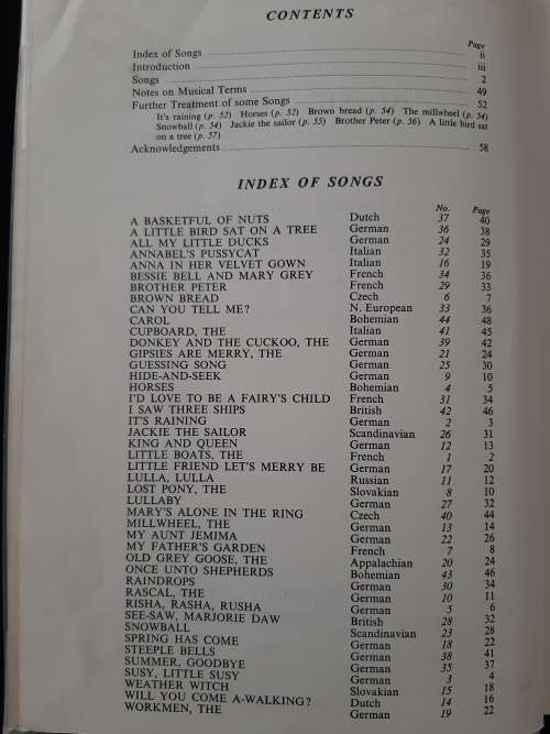 Music Time: 44 Songs for young children - Arranged by Mabel F. Wilson