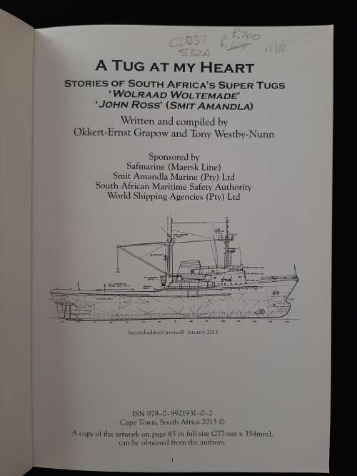 A Tug at my Heart By Captain Okkert-Ernst Grapow & Tony Westby-Nunn