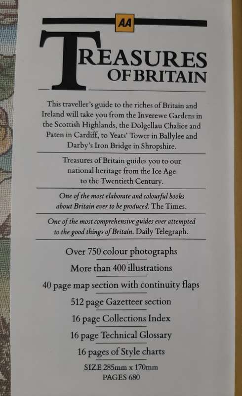 Treasures of Britain And Treasures of Ireland - Edited by Drive Publications Limited