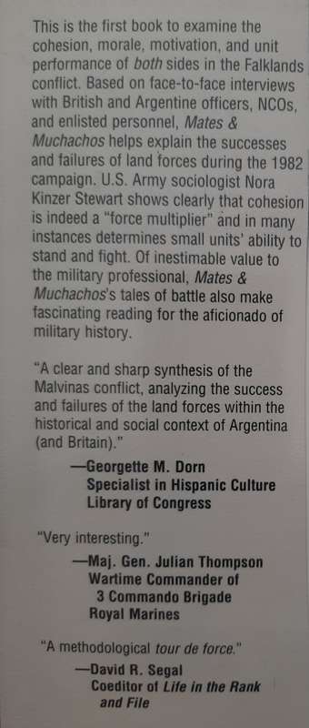 Mates & Muchachos: Unit Cohesion in the Falklands/Malvinas War By Nora Kinzer Stewart
