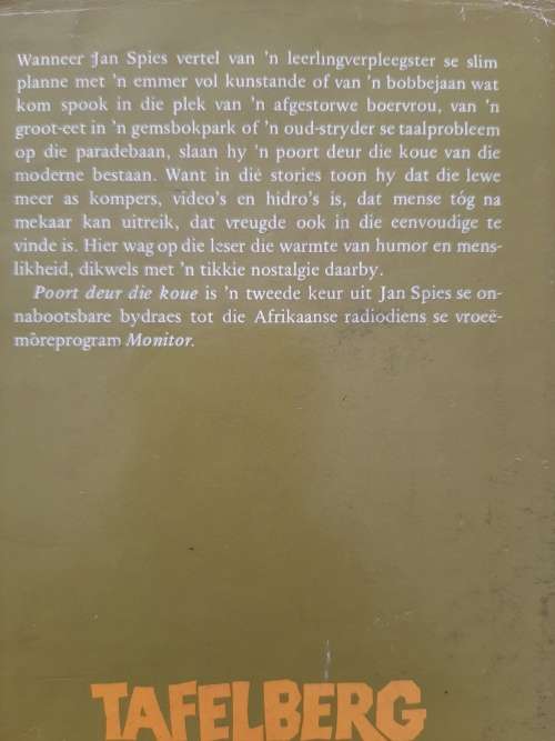 Poort deur die Koue (Vertellings 2) By Jan Spies