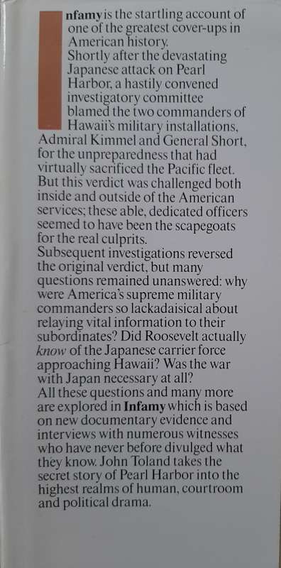 Infamy: Pearl Harbor & Its Aftermath By John Toland