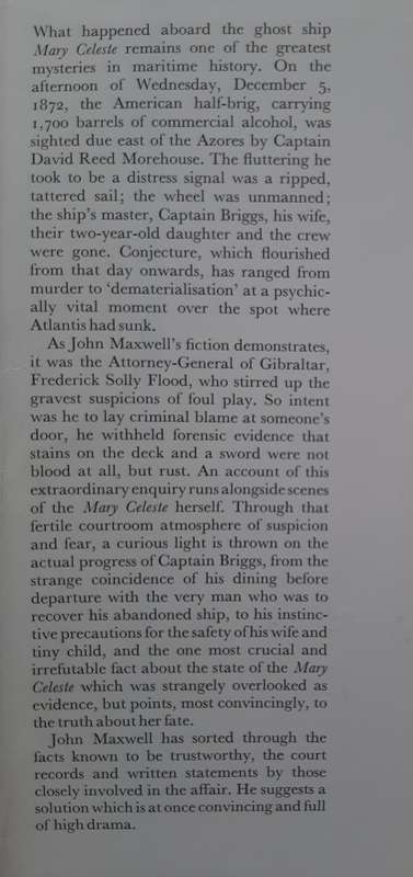 The Mary Celeste By John Maxwell