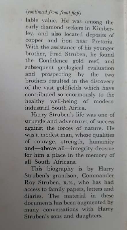 Taken at the Flood:The Story of Harry Struben By Roy Struben