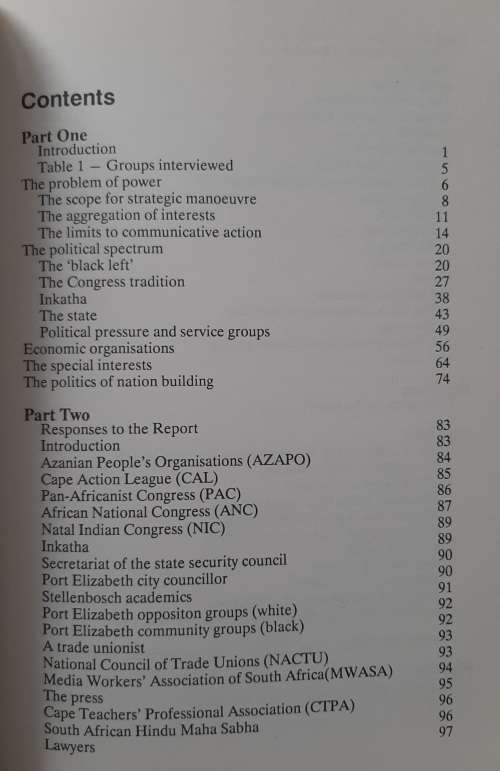 The Prisoners of Tradition & The Politics of Nation Building By Charles Simkins