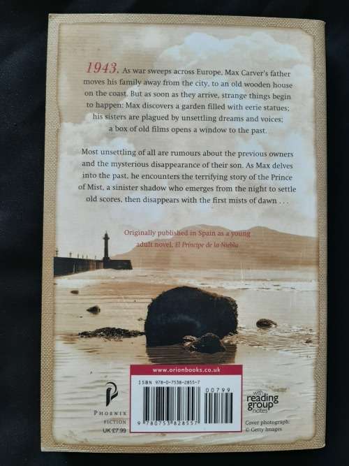 The Prince of Mist By Carlos Ruiz Zafón Translated from the Sanish by Lucia Graves