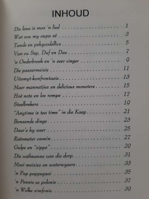 Sommer So...Karoo Ditsems & Datsems By Hennie Liebenberg