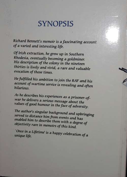 Once in a Lifetime - Richard Bennett