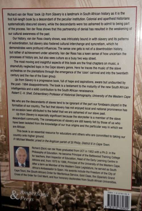 Up From Slavery - R E van der Ross