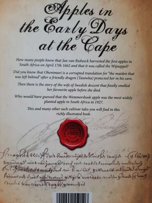 Apples in the Early Days at the Cape By Buks Nel & Henk Griessel