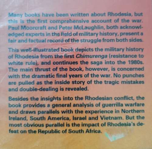 Chimurenga! The War in Rhodesia 1965-1980 By Paul L Moorcraft & Peter McLaughlin