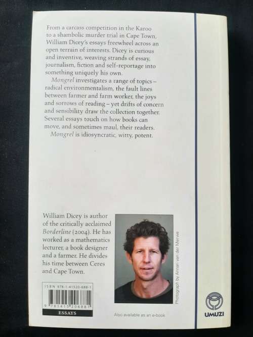 Mongrel: Essays By William Dicey