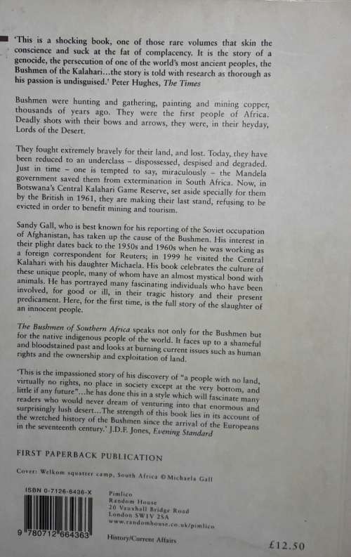 The Bushmen of Southern Africa - Sandy Gall