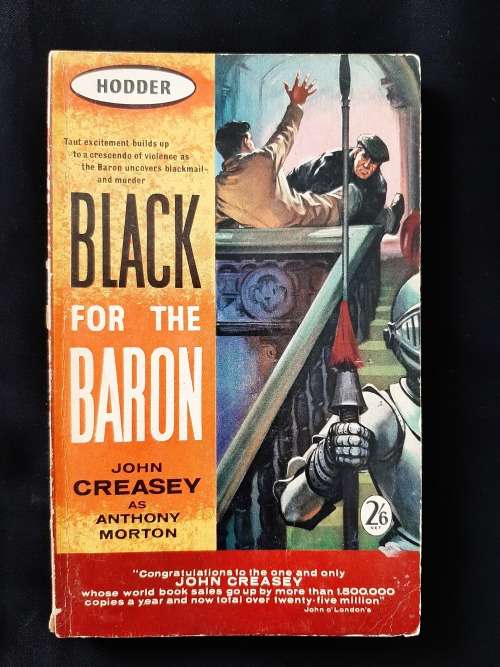 Black for the Baron By John Creasey as Anthony Morton