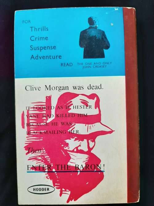 Black for the Baron By John Creasey as Anthony Morton