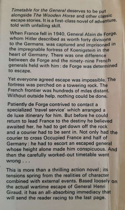 Timetable for the General By Bernard Frizell